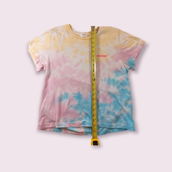 𝅺RE/DONE Tie Dye T Shirt Classic - Picture 4 of 7